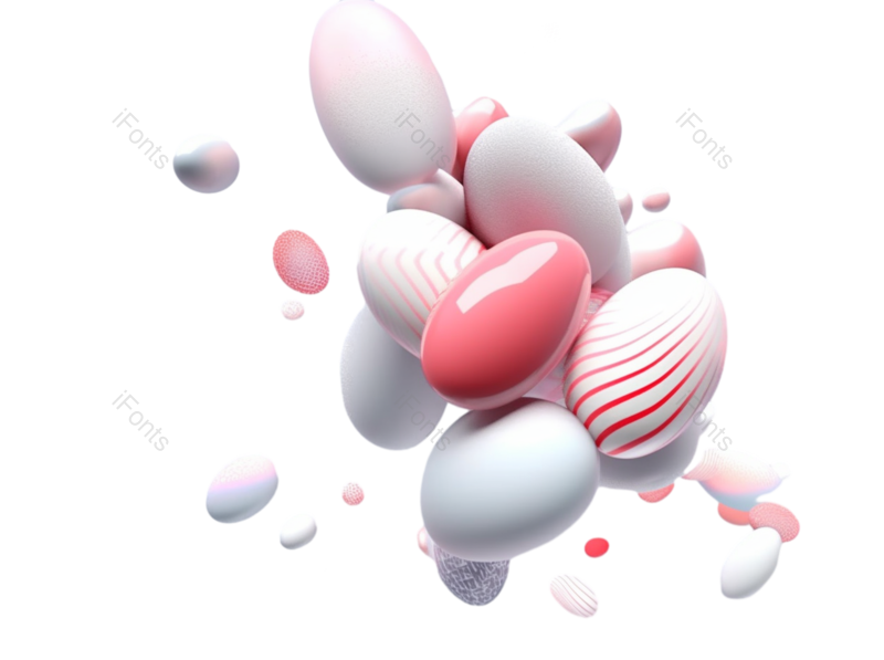 装饰图片,节日元素,立体PNG,现代免抠素材